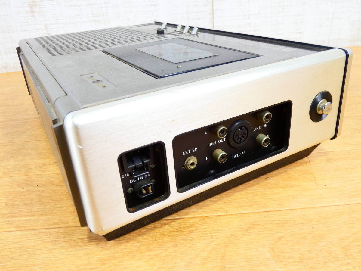 S) SONY ソニー TC-2850SD STEREO CASSETE-CORDER カセットデンスケ ステレオテープレコーダー ※ジャンク＠80(4)_画像7