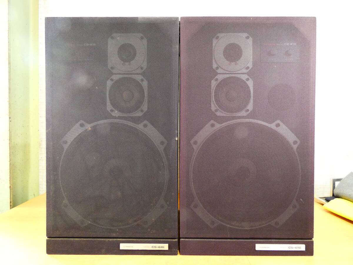 S) PIONEER Pioneer CS-616 speaker pair sound equipment audio * present condition delivery @160×2 mouth (3)