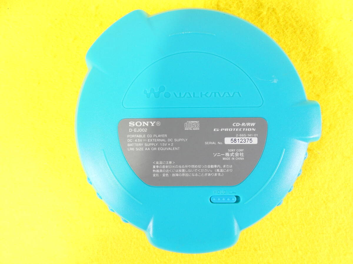 SONY ソニー CDウォークマン D-EJ002 音響機器 オーディオ @送料520円 (4)の画像2