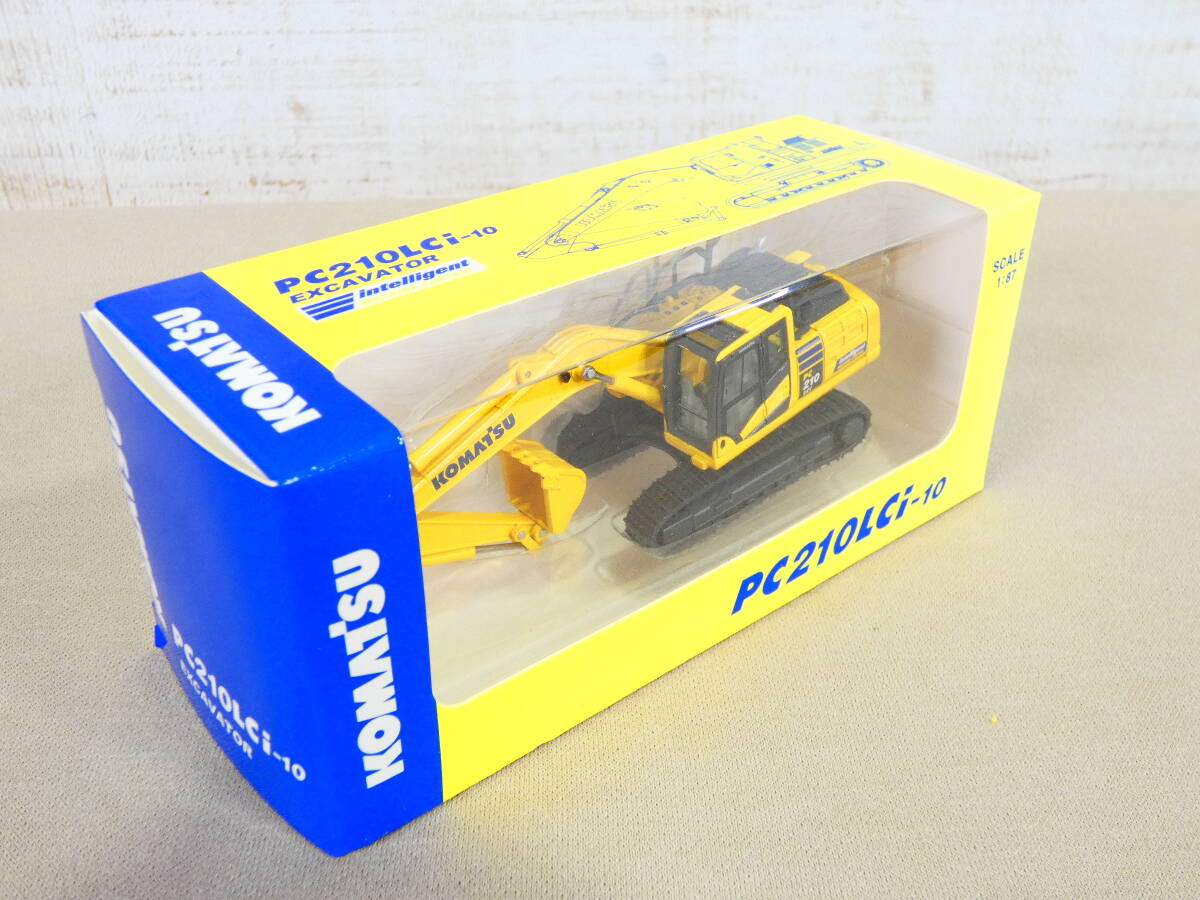 KOMATHU コマツ PC210LCi-10 EXCAVATOR 株主優待 ミニカー オリジナルミニチュア 非売品 ＠送料520円(4-1)_画像3