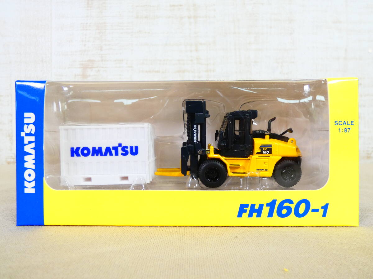 KOMATHU コマツ FH160-1 FORKLIFT フォークリフト 株主優待 ミニカー オリジナルミニチュア 非売品 ＠送料520円(4-2)