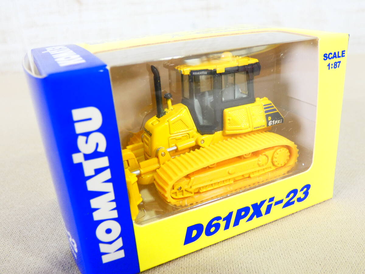 KOMATHU コマツ D61PXi-23 CRAWLER DOZER ブルドーザー 株主優待 ミニカー オリジナルミニチュア 非売品 ＠送料520円(4-4)の画像2