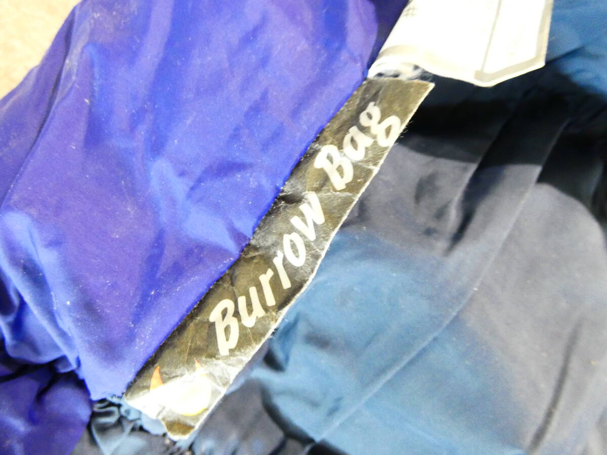 ■mont-bell モンベル 寝袋 Burrow Bag #2 インクブルー シュラフ シェラフ スリーピングバッグ 現状品＠100の画像9
