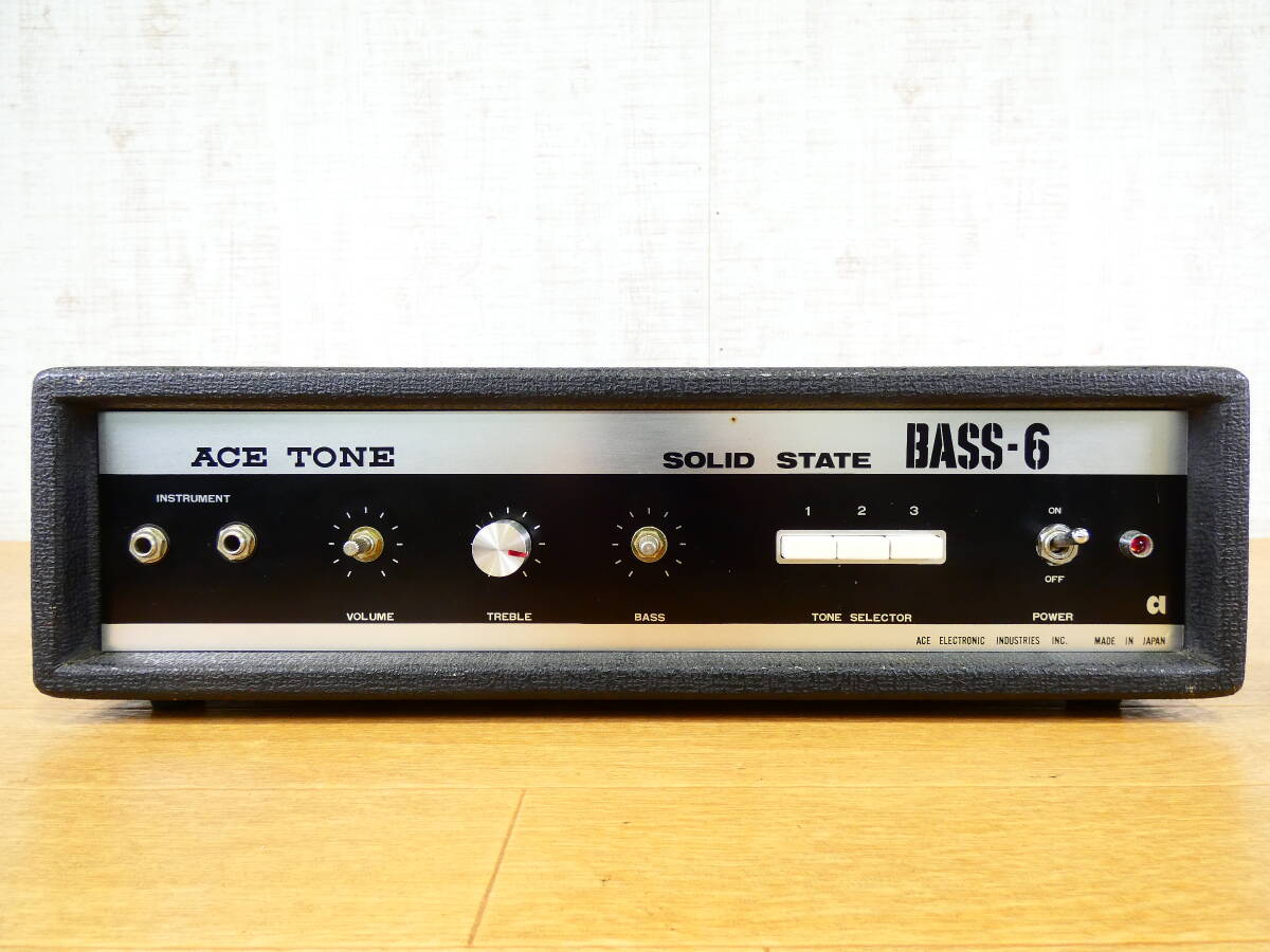 ACE TONE ベースアンプ SOLID STATE BASS-6 音響機器 機材 ※現状渡し/音出しOK！ @120 (4)の画像1