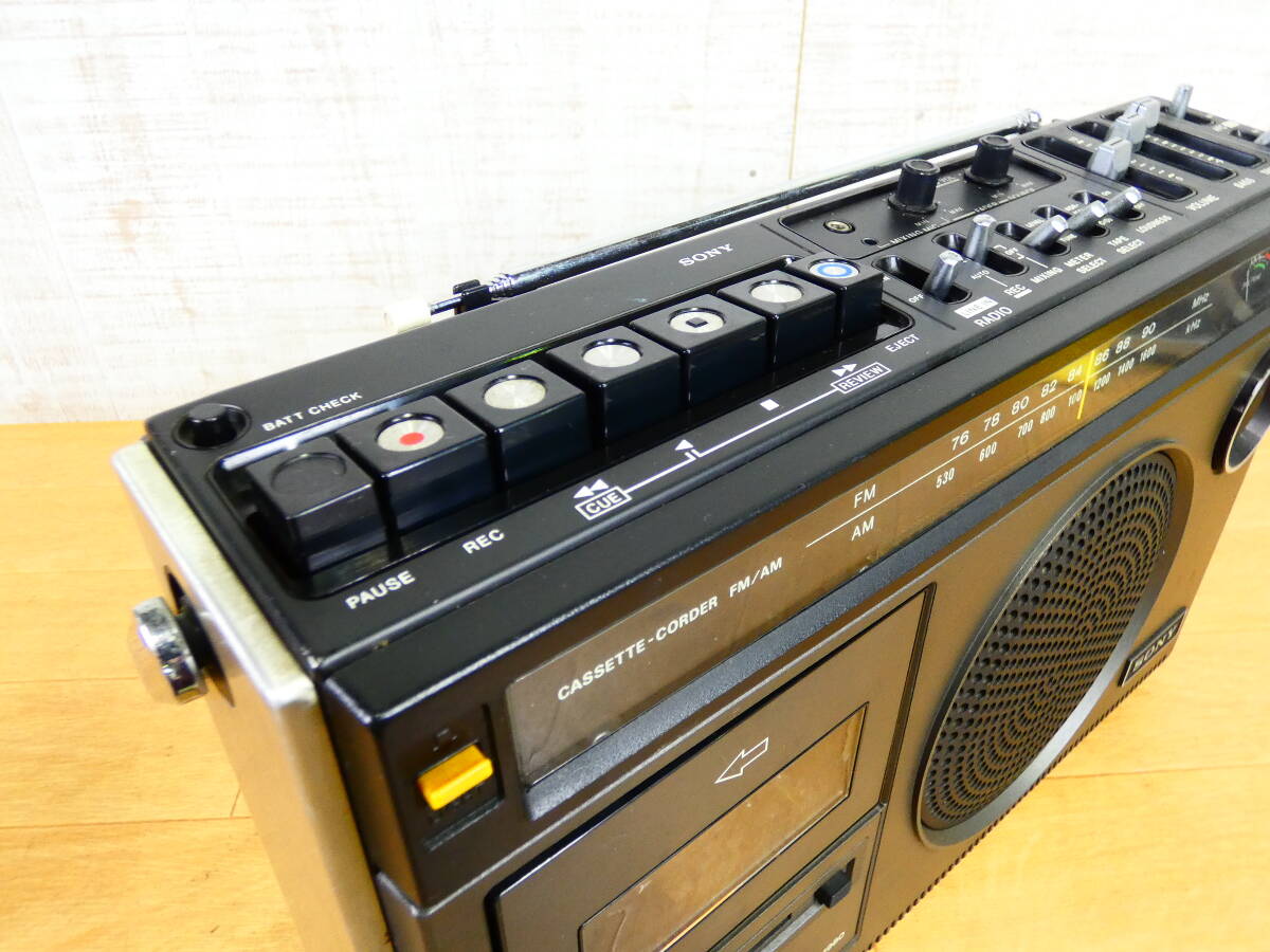 SONY ソニー CF-1980 カセットテープレコーダー ラジカセ オーディオ ※ラジオOK ジャンク@100(4)の画像3