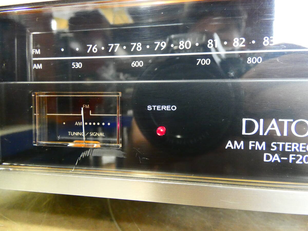 S) DIATONE ダイヤトーン DA-F200 AM/FM ステレオチューナー 音響機器 オーディオ @100 (4)の画像2