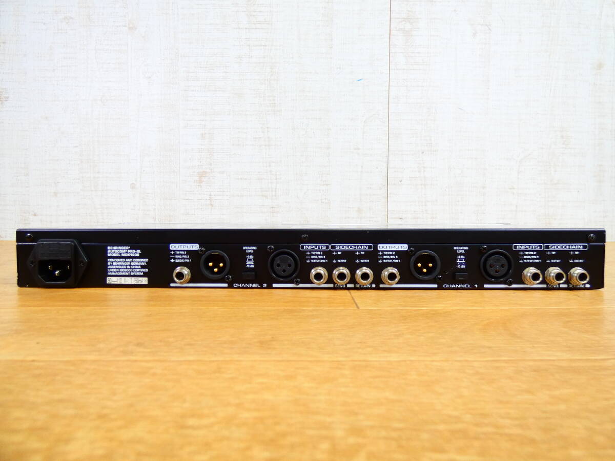 BEHRINGER ベリンガー MDX1600 コンプレッサー 音響機器 機材 @80 (4)の画像4