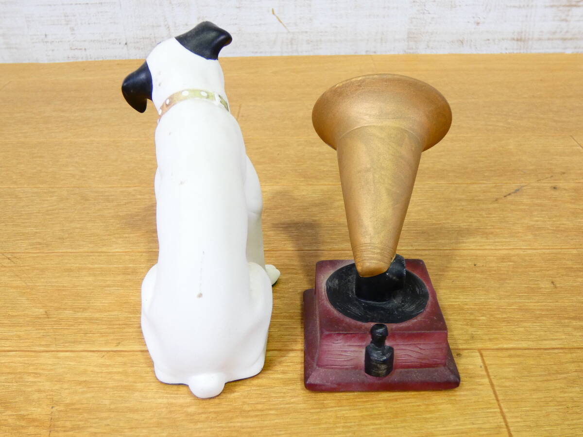 S) VICTOR NIPPER ビクター ニッパー HIS MASTER’s VOICE 置物 犬 陶器@60(4)の画像8