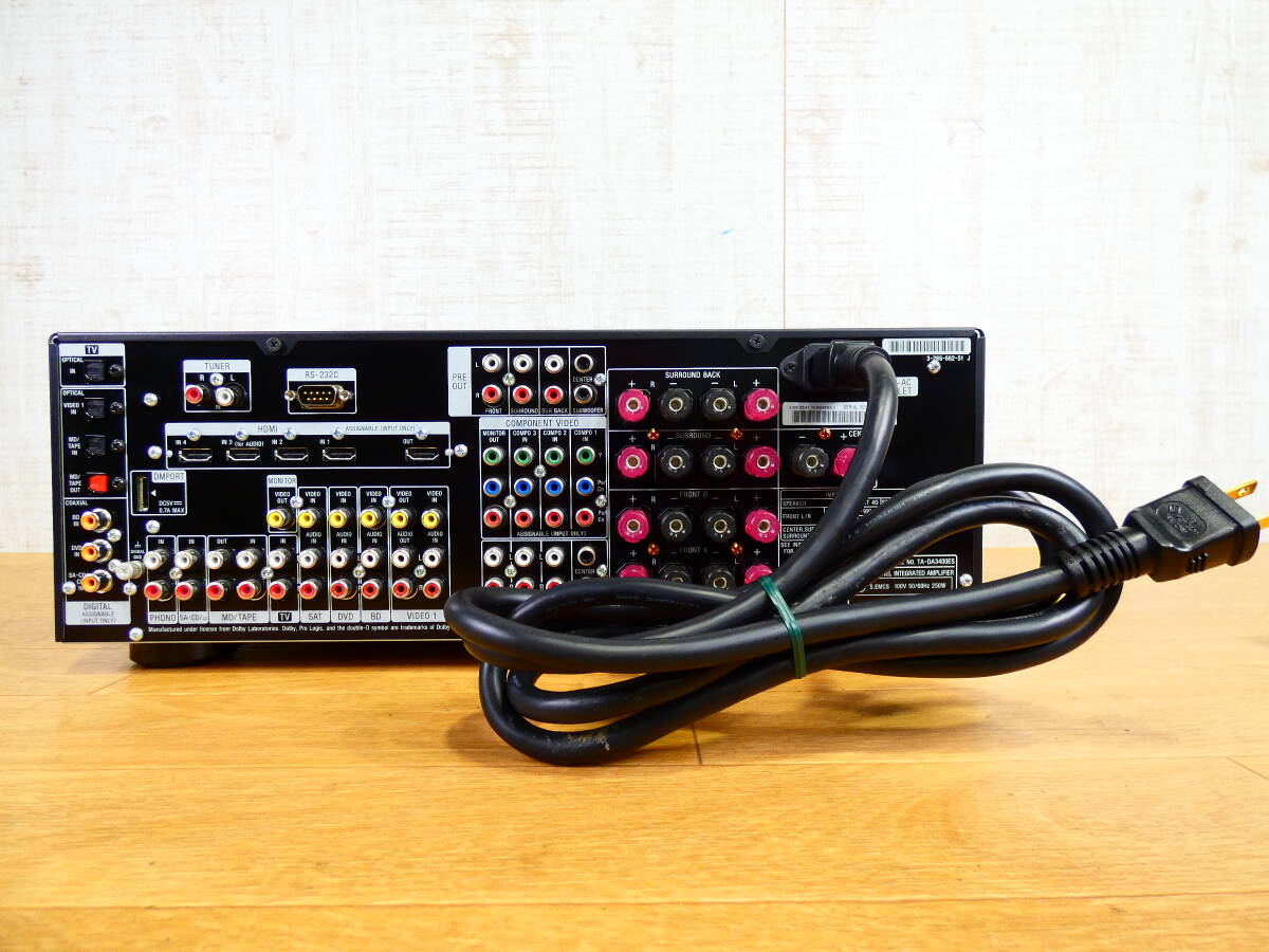 SONY ソニー TA-DA3400ES AVアンプ リモコン付属 音響機器 オーディオ @120 (4)の画像6