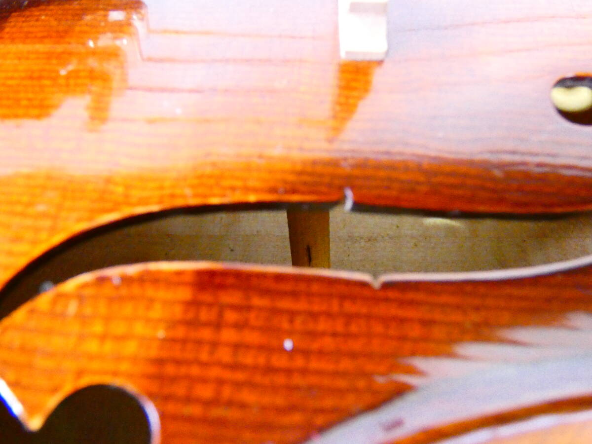 【USED!Josef Lorenz バイオリン Model:S002★ヨゼフ ロレンツ/Anno2000/弓・ケース付き ※現状品＠140（4）】の画像5