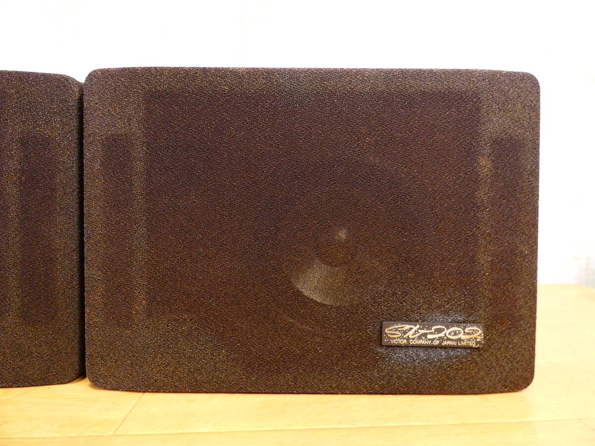 VICTOR Victor SX-202 metal corn unit full range thin type speaker pair * sound out OK present condition delivery @80(4)
