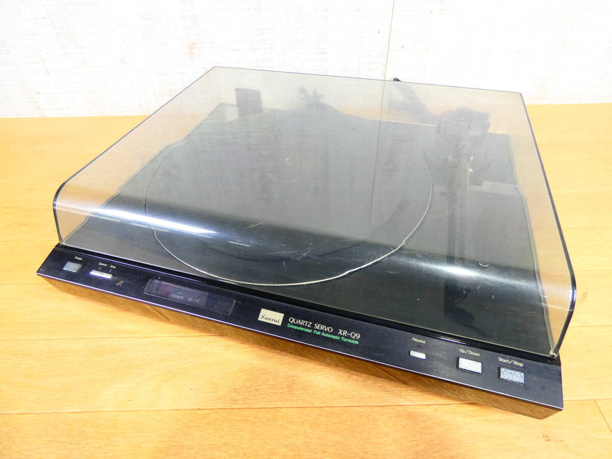 Sansui landscape Sansui XR-Q9 record player / turntable sound equipment audio * Junk / sound out OK! @140 (4)