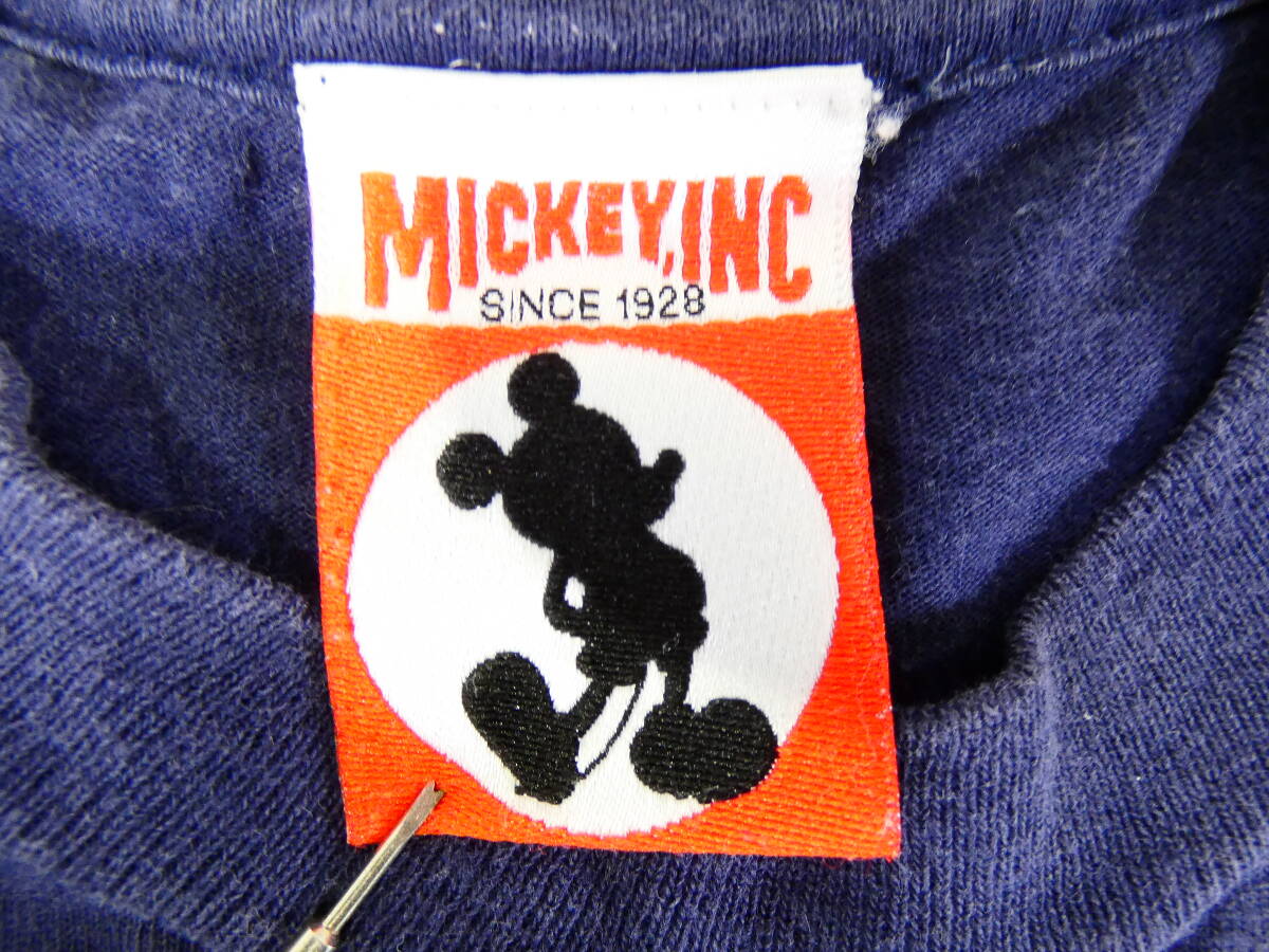 ☆ USA製 MICKEY,INC DISNEYLAND MADE IN USA グラフィックTシャツ S ミッキーマウス ＠送料520円の画像3