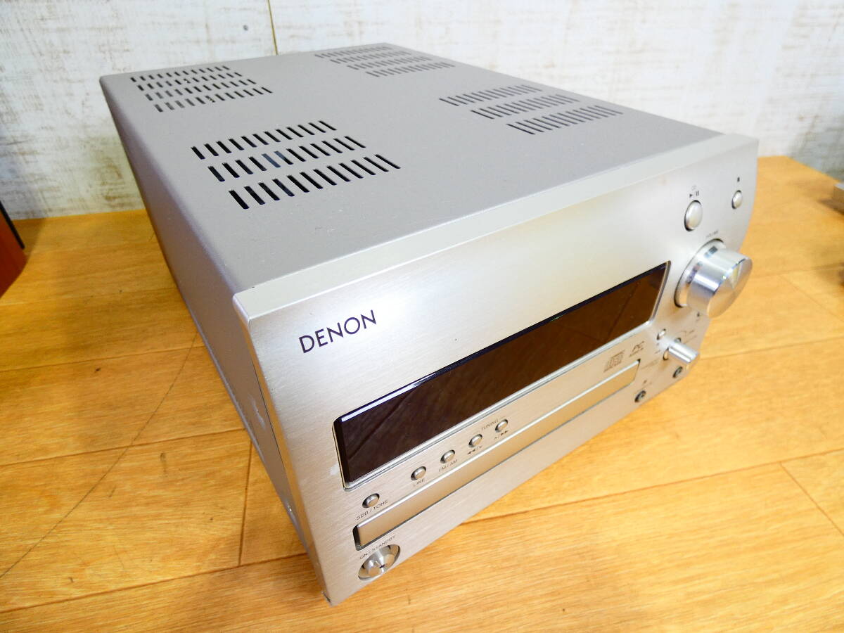 DENON Denon D-MX11 personal audio system player audio equipment * electrification OK Junk @120(4)