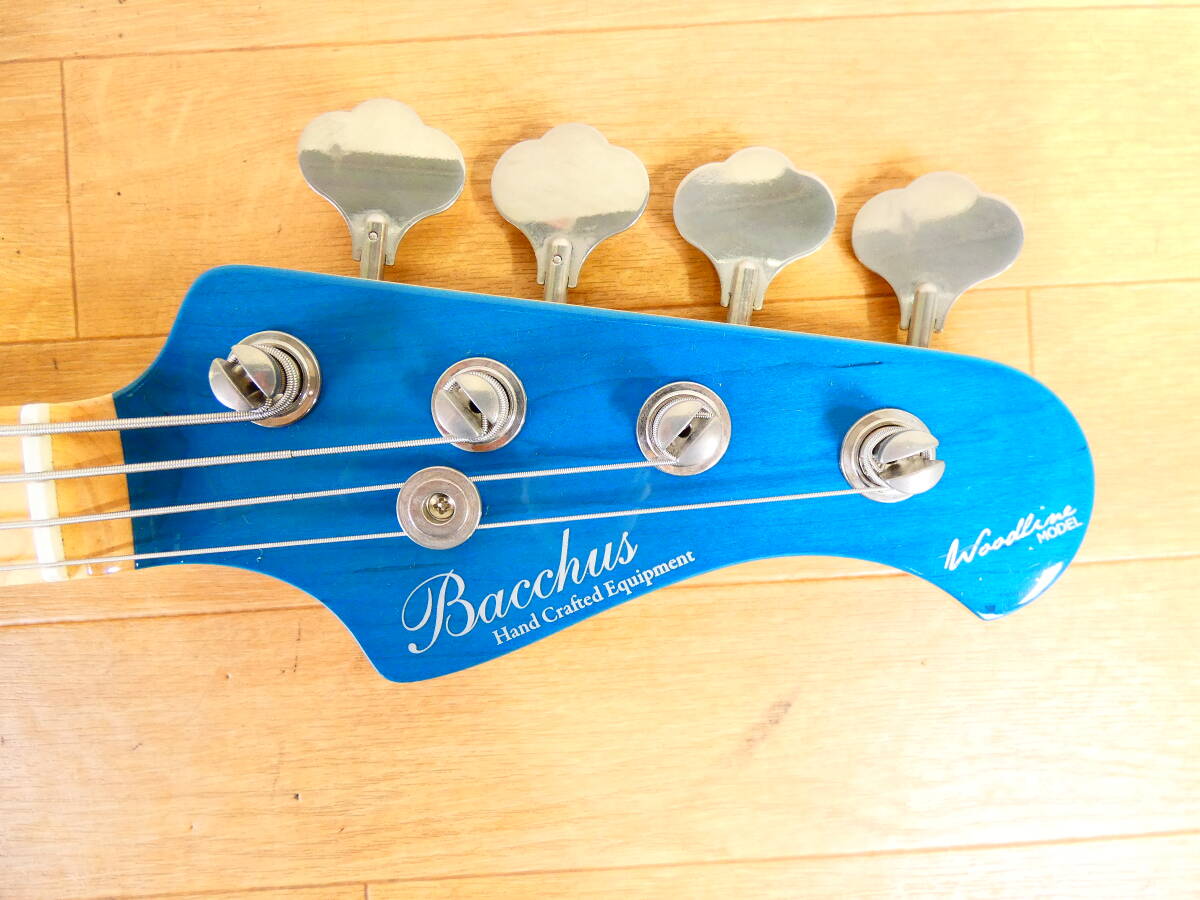 [S) USED!Bacchus электрический бас Woodline Model* Bacchus / Jazz be модель / с футляром * текущее состояние товар @180(3)]