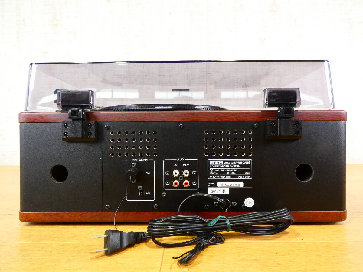 TEAC ティアック LP-R550USB マルチプレイヤー 未使用交換針付き！ 音響機器 オーディオ @120 (4)の画像6