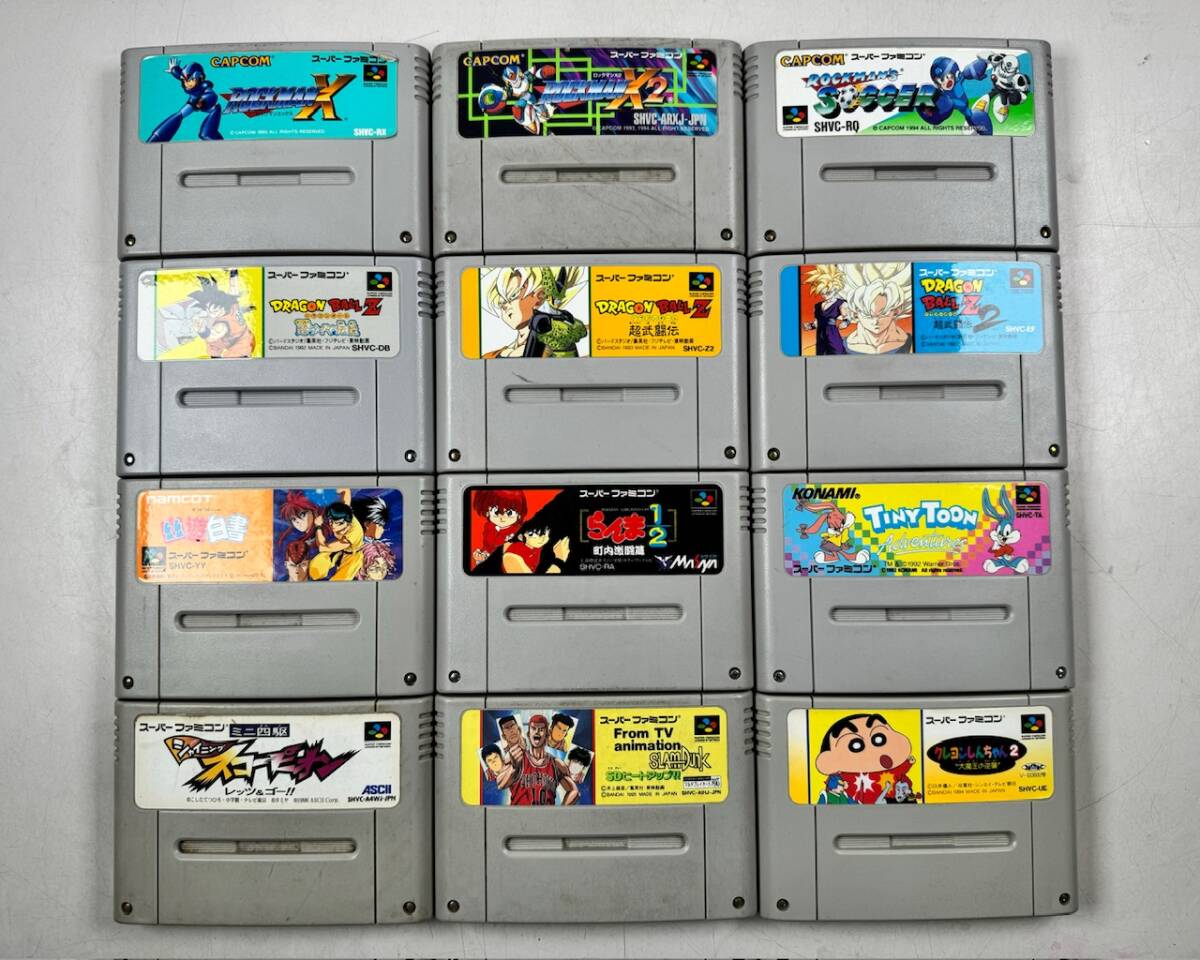 ♪【中古】Nintendo スーパーファミコン ソフト 61本 まとめ ダブりなし 任天堂 スーファミ カセット 動作未確認 ジャンク ＠100(4)の画像3