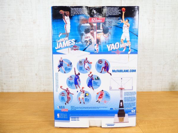 S) 新品未開封！ McFARLANE マクファーレン NBA 12インチ フィギュア「 YAO MING ヤオ・ミン / ROCKETS 」 @100 (F4-28)の画像7