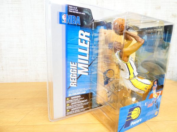 S) 新品未開封！ McFARLANE マクファーレン NBA フィギュア「 REGGIE MILLER レジー・ミラー / PACERS 」 @80 (F4-27)の画像7