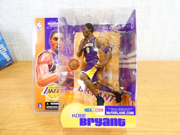 S) 新品未開封！ McFARLANE マクファーレン NBA フィギュア「 KOBE BRYANT コービー・ブライアント / LAKERS 」 @80 (F4-10)の画像1