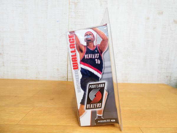 S) 新品未開封！ McFARLANE マクファーレン NBA フィギュア「 Rasheed Wallace ラシード・ウォーレス / BLAZERS 」 @80 (F4-1)_画像6