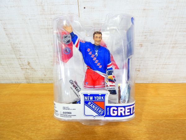 【S) 未開封！ マクファーレントイズ NHL ニューヨーク・レンジャース Wayne Gretzky ウェイン・グレツキー #99 フィギュア @60(K-14)】の画像1