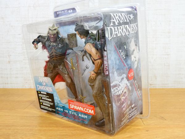 S) 未開封！ McFARLANE TOYS マクファーレントイズ スポーン Army Of Darkness Ash Vs Evil Ash フィギュア ＠80(3-20)の画像3