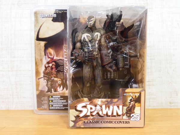 S) 未開封！ McFARLANE TOYS マクファーレントイズ SPAWN 25 CLASSIC COMICCOVER Hellspawn 2 スポーン フィギュア ＠80(3-9)の画像1