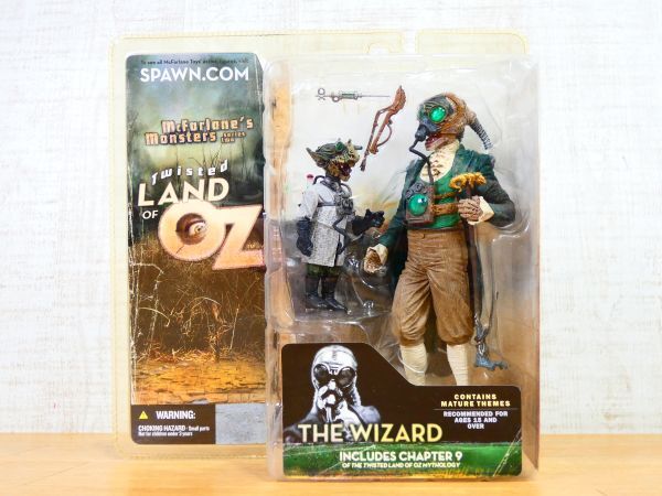 S) 未開封！ McFARLANE TOYS マクファーレントイズ SPAWN Twisted Land Of Oz THE WIZARD スポーン フィギュア @80(G3-11)の画像1