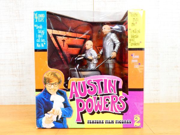 S) 未開封！マクファーレントイズ AUSTIN POWERS series2 DR.EVIL AND MINI ME WITH THE MINI MOBILE オースティン・パワーズ @60(G3-23)の画像1