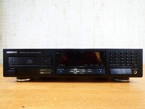 S) KENWOOD ケンウッド DP-7010 CDプレーヤー 音響機器 オーディオ ※ジャンク/通電OK！ @100 (4)の画像1