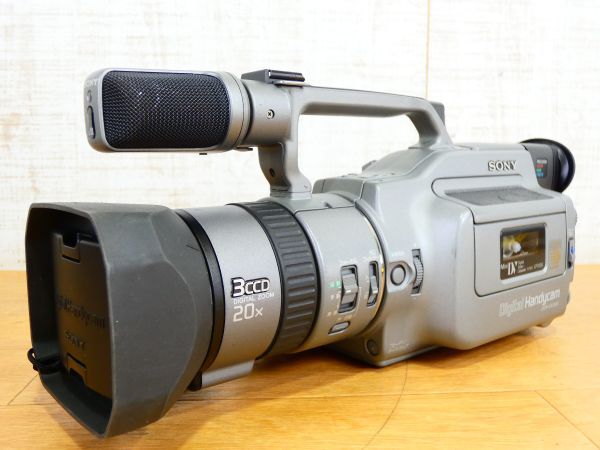 S) SONY ソニー DCR-VX1000 Digital Handycam MiniDV デジタルビデオカメラ ※動作未確認 ジャンク＠80(4)の画像1