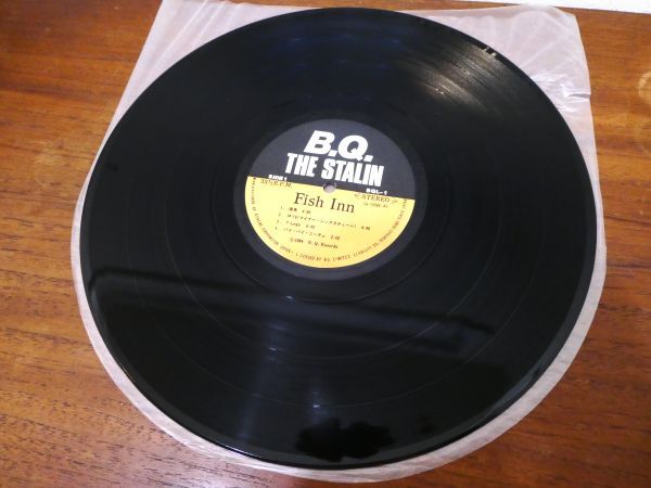 S) THE STALIN スターリン「 Fish Inn 」 LPレコード BQL-1 ※遠藤ミチロウ @80 (C-30)の画像7