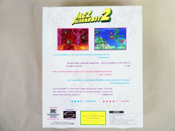 ★(HIG-4) 未開封品！ JAZZ JACKRABBIT 2 / ジャックラビット 2 | Windows 95 PCゲーム CD-ROM EPIC ※ジャンク扱い/動作未確認 @60の画像7