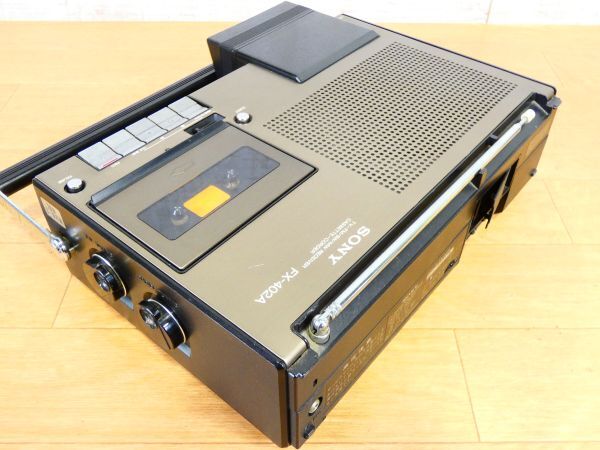 SONY ソニー TV-FM/SW/MW receiver カセットコーダー FX-402A オーディオ機器 ※通電OK ジャンク＠100(4)の画像7