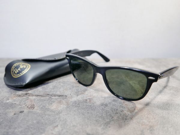 ■⑩Ray Ban レイバン サングラス WAYFARERⅡ ウェイファーラー2 B&L BL ボシュロム ケース付き 現状品＠送料520円の画像1