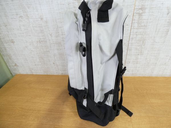 *NIKE Nike backpack rucksack light gray × black present condition goods @100