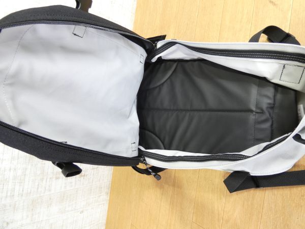 *NIKE Nike backpack rucksack light gray × black present condition goods @100