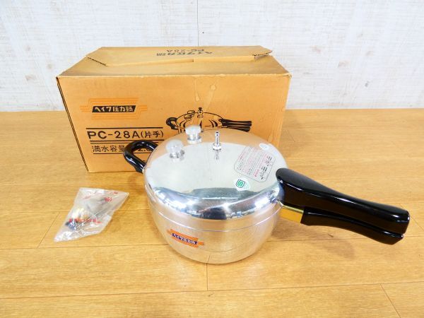 ◇ヘイワ 圧力鍋 PC-28A 片手圧力鍋 2.8L 家庭用 片手鍋 HEIWA PRESSURE COOKER ＠100の画像1