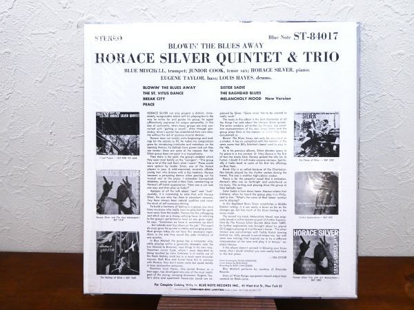 S) The Horace Silver Quintet 「 Blowin' The Blues Away 」 LPレコード シュリンク付き BNJ 71083 @80 (J-17)の画像2