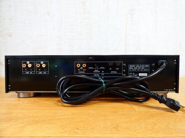 SONY ソニー DTC-300ES DATデッキ 音響機器 オーディオ ※ジャンク/通電OK！ @100 (4)の画像4