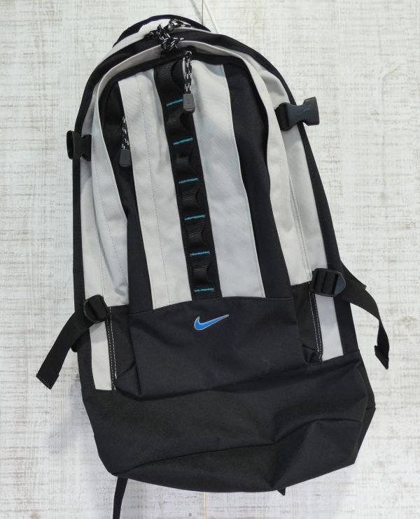 *NIKE Nike backpack rucksack light gray × black present condition goods @100