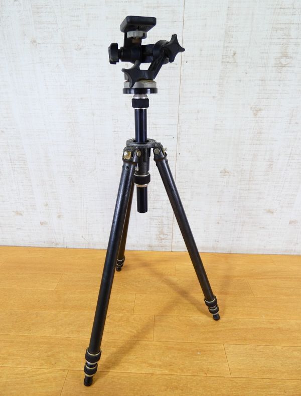 ★ ■⑦GITZO ジッツォ カメラ三脚 G120 GILUX 雲台 Manfrotto マンフロット #056 約2.1Kg 現状品＠100(04)_画像2