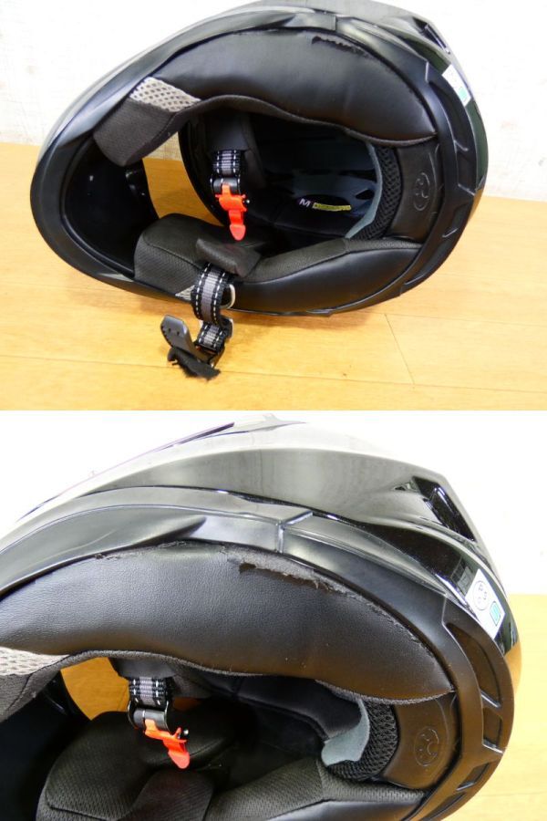 ◇OGK kabuto カブト フルフェイスヘルメット KAMUI-2 カムイ2 サイズM(57-58cm) 現状品＠100の画像8