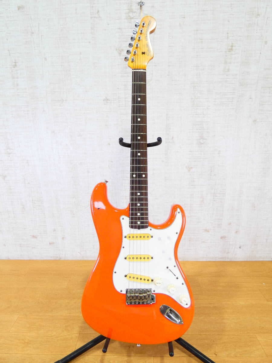 【ジャンク！Squier by Fender エレキギター Stratocaster★スクワイヤー/フェンダー/ストラト/ケース無＠160（4）】の画像1