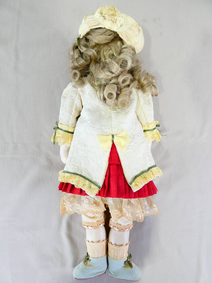 * Junk girl doll / West doll bisque doll .. moveable total length approximately 50cm hat attaching 1998 S.K. antique doll details unknown @100(3)