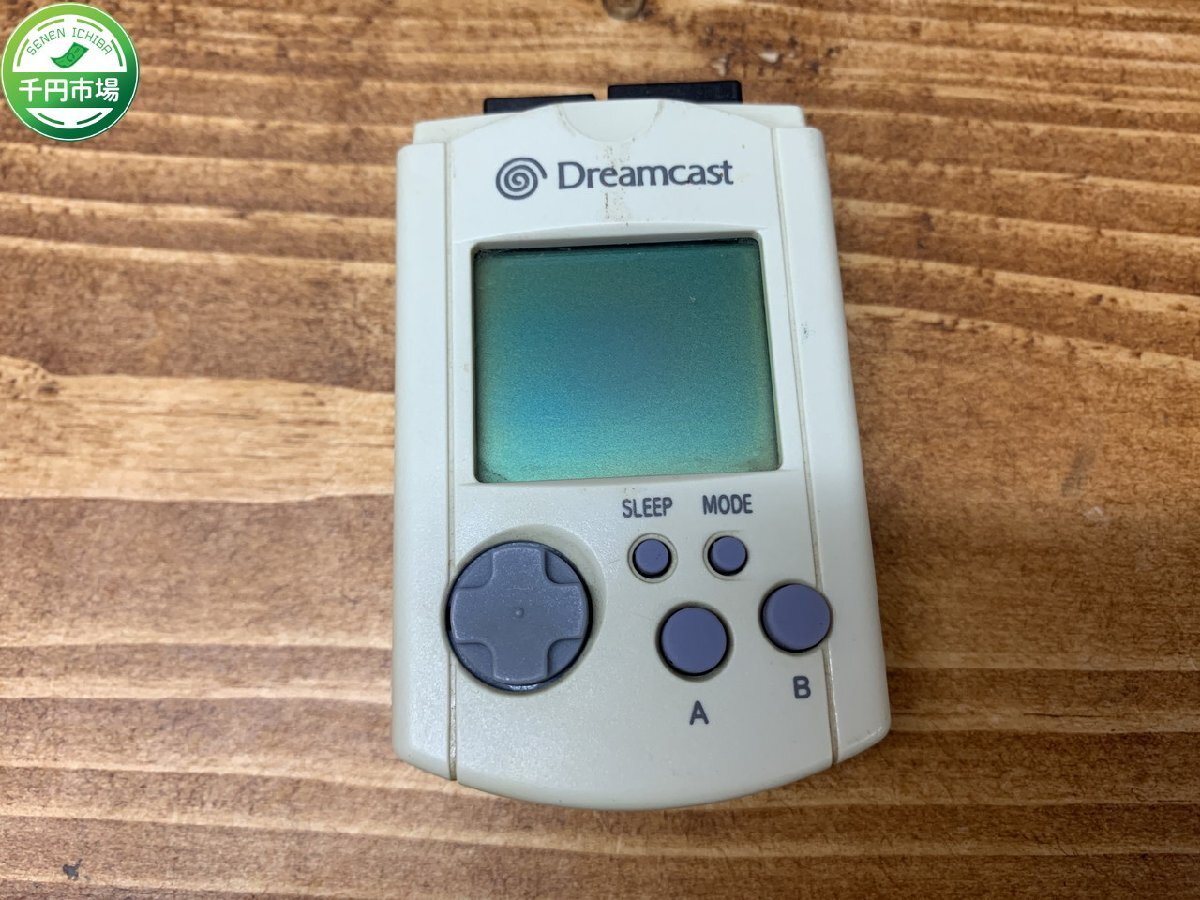 【O-6367】SEGA セガ Dreamcast ドリームキャスト ビジュアルメモリ 白 ホワイト DC ドリキャス 現状品【千円市場】の画像1