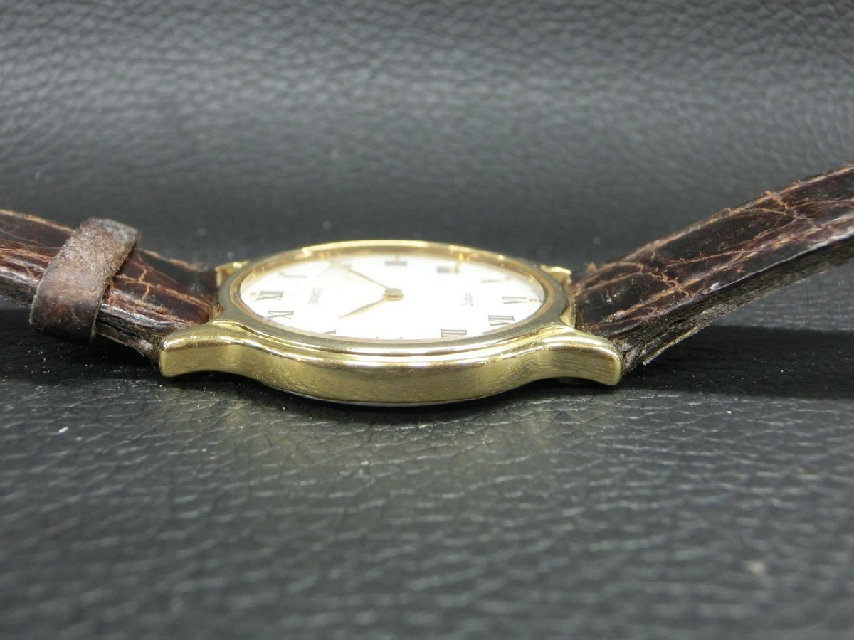 【O-6420】SEIKO DOLCE 5E30-6A20 セイコー ドルチェ クォーツ 腕時計 2針 白系文字盤【千円市場】の画像5