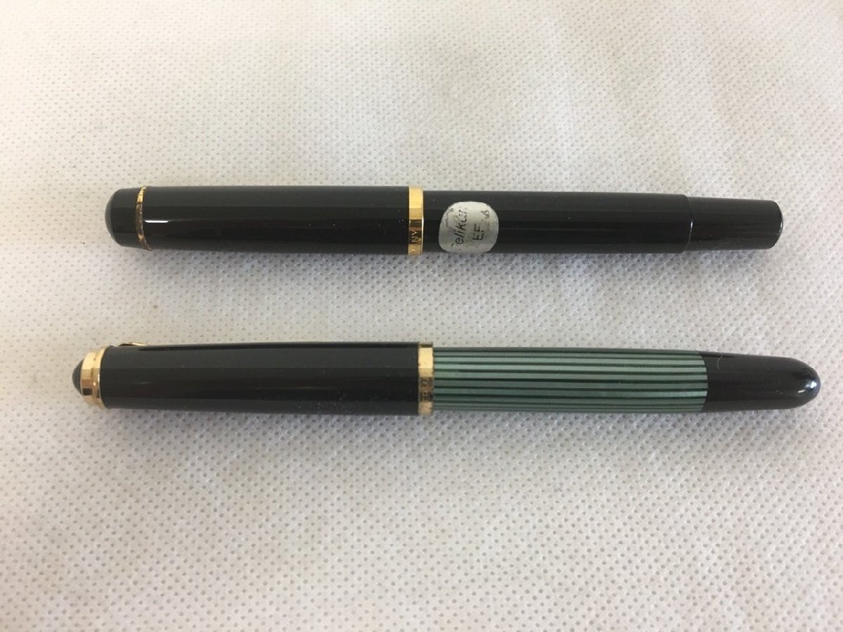 【D-1699】1円 PELIKAN ペリカン 400 ペン先 14C-585 GERMANY 万年筆 万年筆 2点 まとめて ケース付き 現状品【千円市場】_画像3