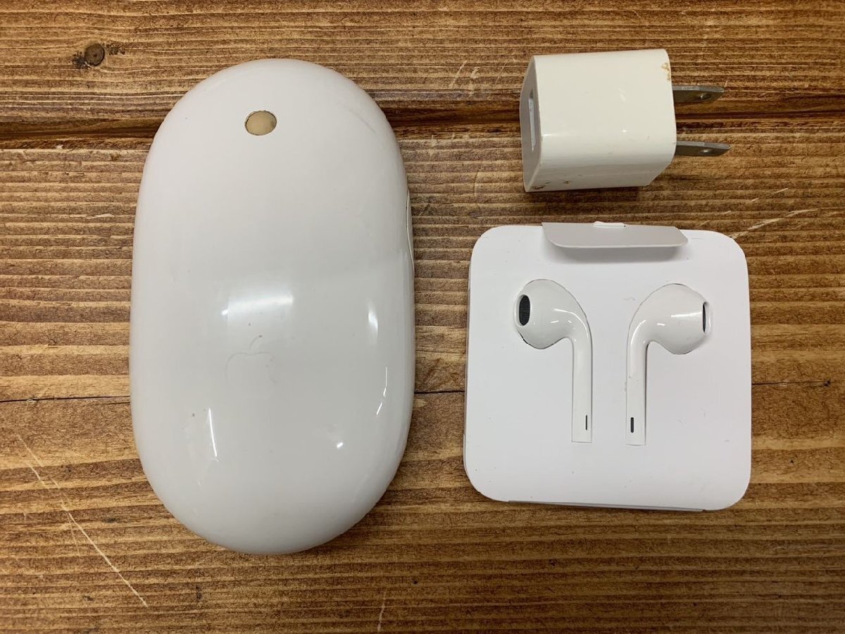 【HG-0419】Apple アップル ワイヤレスマウス A1197 ACアダプタ A1265 Ear Pots A1748 他 A1188 まとめ セット 現状品【千円市場】の画像2
